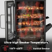Maison Backyards Vertical Electric Pellet Smoker with LED Control and Meat Probe
