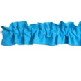 thumbnail image 2 of Solid Poplin Curtain Sleeve Topper Turquoise, 2 of 2