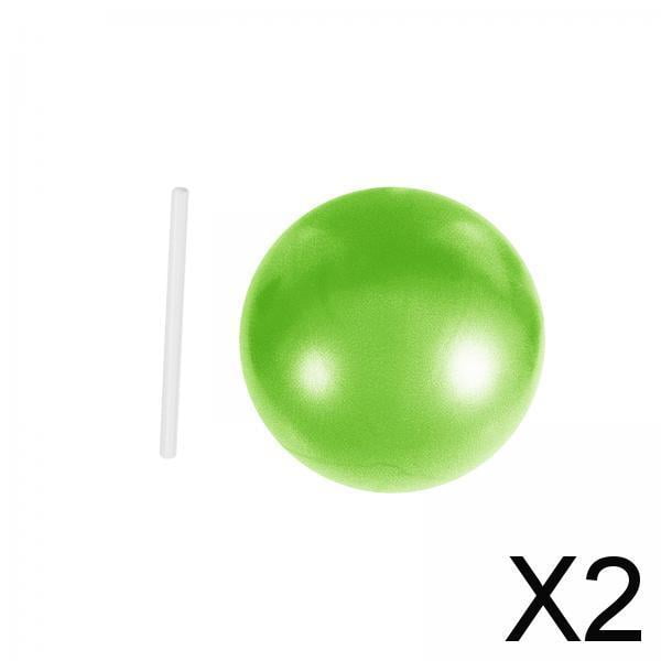 2x Pelota de Pilates Pequeña, Pelota de Ejercicio, Pelota de Yoga de Alta Resistencia Gruesa, Pelota de Núcleo para Estabilidad, Entrenamiento de Núcl 2 piezas