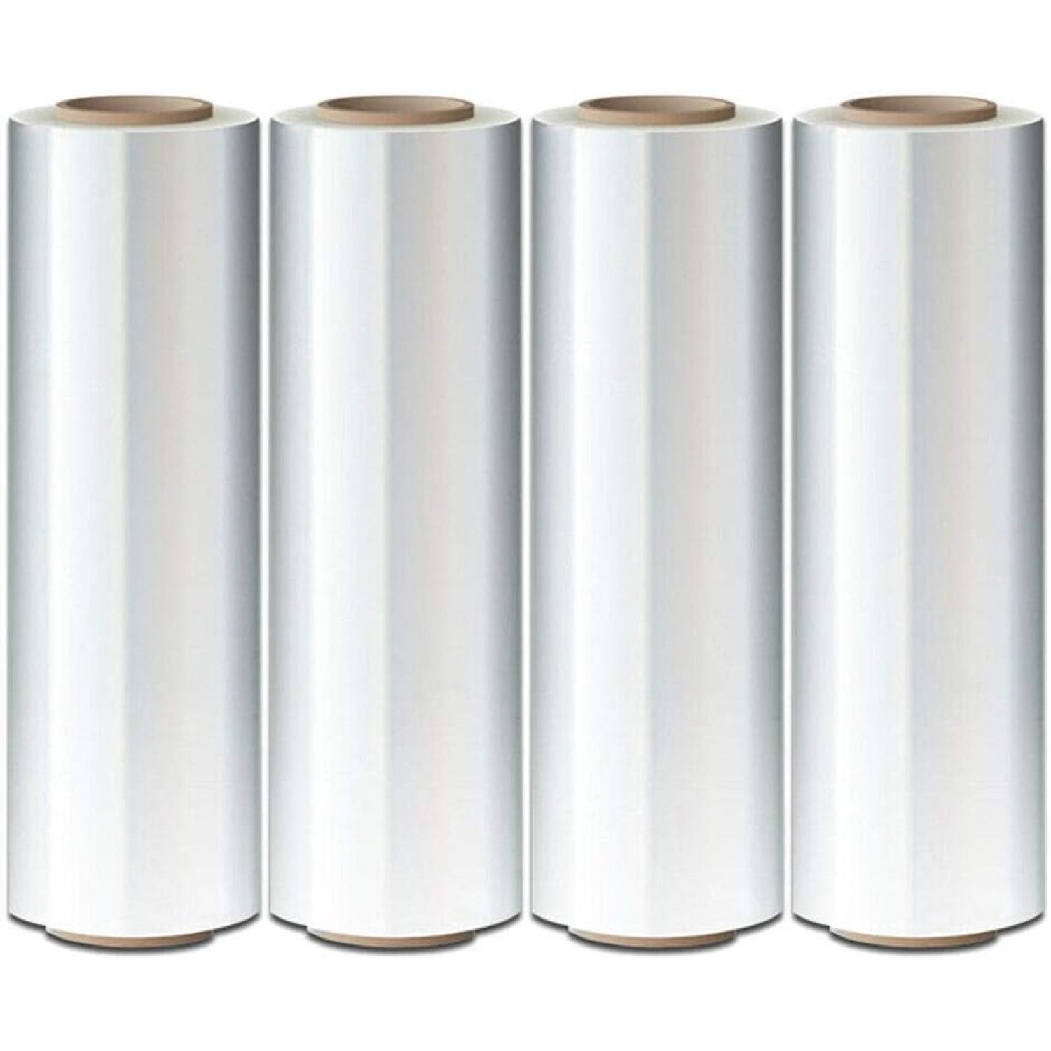 SoB 4 Rolls Clear Stretch Wrap Industrial Strength 18" x1500ft High