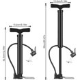 thumbnail image 2 of Inflador de bicicleta portátil JM inflado rápido ergonómico antidrenaje, 2 of 5