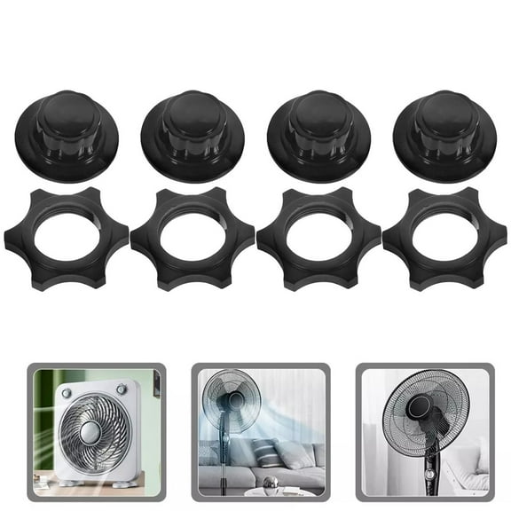 4Pcs Electric Fan Accessories Nuts Fan Part Supplies Fan Fixed Nut Cover
