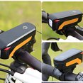 thumbnail image 2 of Greeniant Bicicleta USB luz delantera LED 350lm linterna ciclismo faro cuerno bicicleta lámpara Ciclismo naranja negro Greeniant OD000301-05, 2 of 6