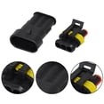 thumbnail image 4 of 5 Pcs/set Car Electrical Wire Connectors Vehicle Sealed wire connector Waterproof Electrical Wire Plugs, 3P, 4 of 8