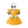 thumbnail image 3 of Gubotare Outfit Girl Baby Girl Dress Sets, Toddler Suspender Skirt Mesh Tulle Tank Top 0 3 6 9 12 18 24 Months (Yellow,Size 3-6 Months), 3 of 9