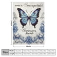 thumbnail image 4 of RUIYC Christian Gifts for Women Inspirational Bible Verse Blanket Butterfly Blanket Religious Warm Blanket Birthday Religious Gifts for Women Soft Throw Blanket in Home Bed Sofa White, 4 of 6