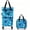 B, variant on 2-in-1 Foldable Shopping Bag with Wheels, Waterproof & Sturdy Grocery Bag