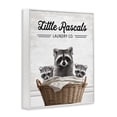 thumbnail image 3 of Stupell Industries Little Rascals Laundry Raccoons Quotes and Sayings Painting White Framed Art Print Wall Art, 16 x 20, 3 of 8