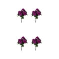 thumbnail image 3 of mmirethe 2x Faible Entretien Apparence Réaliste Faux Fleurs et Plantes Large Application Violet 2Set, 3 of 6