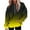 Yellow, variant on Fashion Ombre Tie Dye Hoodies for Teen Girls, Womens Casual Long Sleeve Hooded Pullover Tops Gradient Baggy Sweatshirt