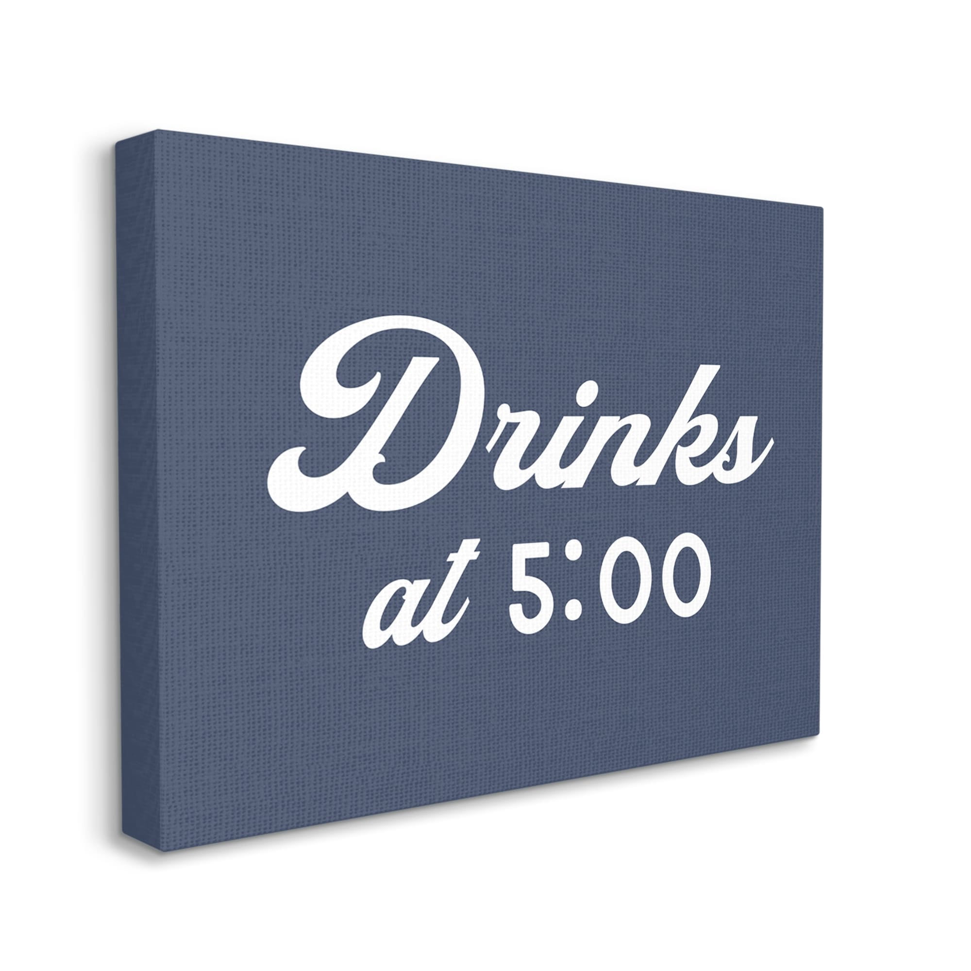 Stupell Industries Drink at Five Fun Nautical Party Sign,20 x 16, Design by Daphne Polselli