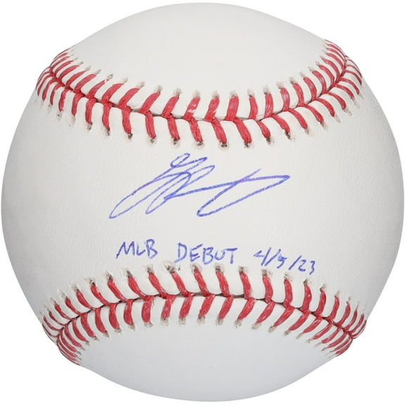 Grayson Rodriguez Baltimore Orioles Autographed MLB Debut Baseball with "MLB Debut" Inscription - Fanatics Authentic Certified