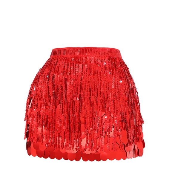 Women Dresses 。Sequin Skirt Women Sparkly Skirts Glitter Skirt Light Up Skirt 。