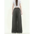 thumbnail image 2 of Casual Star Patchwork Striped Loose Straight Drawstring Waist Sports Pants, 2 of 11