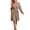 Brown, variant on Women's Knee Length Wrap Robe Ribbed Knit Bathrobe with Pockets and Tie Belt Cozy Homewear Sleepwear