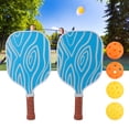 thumbnail image 1 of Juego De Paletas De Pickleball De Fibra De Vidrio, Paletas De Pickleball, Absorbentes Del Sudor, Ligeras, 2 Juegos Con 1 Bolsa De Almacenamiento Para Entrenamiento, 1 of 7
