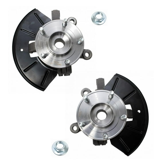 TRQ Front Wheel Bearing & Hub Assembly with Knuckle Pair for Tribute Escape New BHA34206