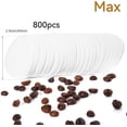 thumbnail image 3 of Replacement Paper Filter Packs 800 Count White Coffee Filter Paper Round Coffee Maker Filters Compatible with Aerobie Aeropress Coffee and Espresso Makers Disposable Coffee Tea Filters, 3 of 7