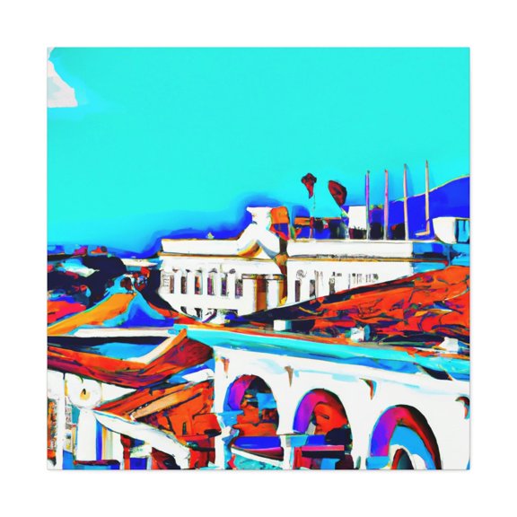 Colonial Pop Explosion - Canvas