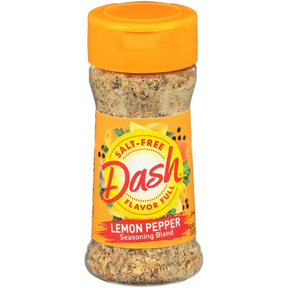 Dash™ Lemon Pepper SaltFree Seasoning Blend 2.5 oz. Shaker Walmart