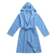 thumbnail image 1 of Serviette à Capuchon pour Bébé, Garçons et Filles Tout-Petits, Peignoirs en Flanelle Unis à Capuchon, Serviette, Robe de Nuit, Vêtement de Nuit, 1 of 9