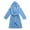 Light blue, variant on KkSLirnhs L Girls Pajamas in Clearance $5 Girls Pajamas Long Sleeve Boys&Girls Solid Hooded Flannel Bathrobes Towel Night-Gown Sleepwear Blue