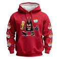 thumbnail image 2 of CONZONE Men's Hoodies Long Sleeve Pullover Hoodie for Men Graphic Hooded Sweatshirts With Pocket, 2 of 3