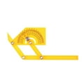 thumbnail image 3 of Precision Angle Finder Protractor Goniometer Tool with 0-180° Double Graduation Plastic Construction for Accurate Miter Cuts and Engineering Measurements(Yellow),Ccwuwei, 3 of 9