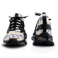 thumbnail image 3 of Blue Line Flower Walking Shoes for Men Woman Lightweight Tennis Fashion Elastic Sports Shoes Cushion Basketball Shoes, 3 of 7