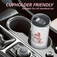 thumbnail image 6 of 20 Oz Snowman Tumbler with Lid & Straw - Insulated Stainless Steel Travel Mug, Christmas Holiday Water Bottle - Ideal Winter Gift for Men and Women, 6 of 6