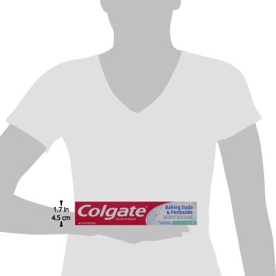 Colgate Fluoride Toothpaste Baking Soda & Peroxide Whitening Frosty Mint Stripe