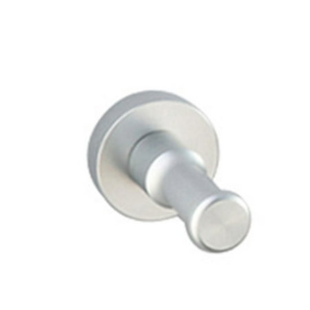 

GLFILL 1 X Single Hook Hat Coat Clothes Door Bathroom Wall Hook Hanger Space Aluminum