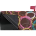 thumbnail image 6 of GZHJMY Abstract Colorful Circles Magnetic Mailbox Cover Large Size Mailbox Wraps MailWraps Post Letter Box Cover Garden Yard Oversized 25.5 x 21 inch Home Decor, 6 of 7