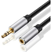 Audio Extension Cable 80Ft,Audio Auxiliary Stereo Extension Audio Cable 3.5mm Stereo Jack Male to Female, Stereo Jack