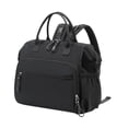thumbnail image 4 of Viaje de pañales bolso de pañales bolsas para el hombro de gran capacidad con bolsas de múltiples bolsillos múltiples mochilas para el gimnasio al , negro, 4 of 8