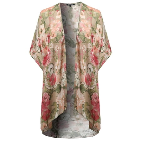 fashionoutfit kimono cardigan sleeve floral short usa open
