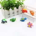 thumbnail image 4 of 6PCS Cute Cartoon Dinosaur PVC Rings For Kids Soft PVC Finger  Set With 6 Designs Of Dinosaur Characters, Kid Child Gift, 4 of 7