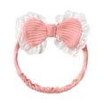 thumbnail image 3 of XEGLSBU Baby Girl Bows Clips 4inch Girls Lace Knitted Hairband Boys Baby Star Toddler Headwear Bowknot Headband Baby Care 6inch Bows for Girls One Size, 3 of 3