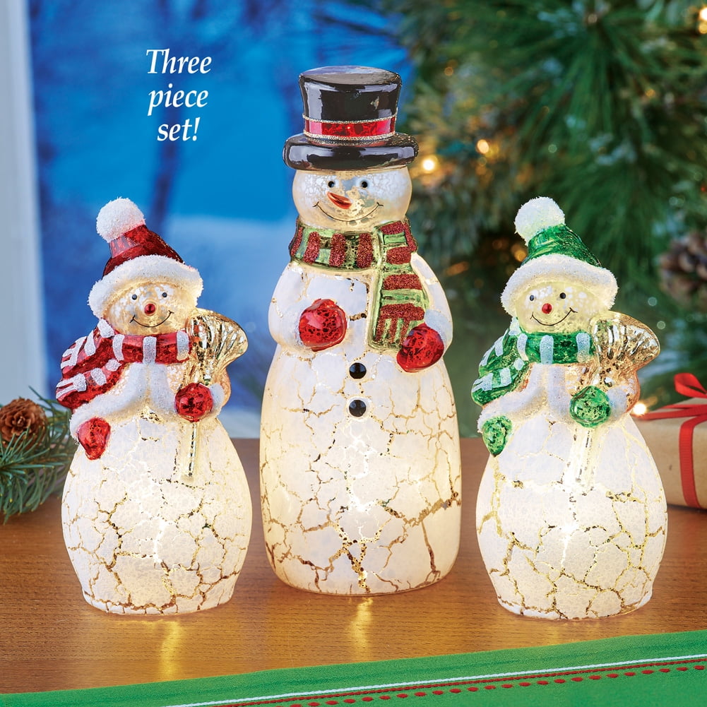 Details about   Set of 3 Christmas Trinkets In Hessian Sacks Santa & Snowman Small Ornaments New 