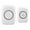 White, variant on Jacenvly 2024 Valentines Day Decorations Wireless Doorbell Household Electronic Remote Control Digital Dingdong Doorbell Children And Elderly Wireless Pager Room Decor Black