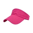 thumbnail image 2 of Sports Sun Visor Hats Athletic Visors Hat for Women Men Golf Tennis Cycling Running Hot Pink One Size, 2 of 4