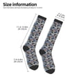 thumbnail image 5 of Fotbe Video Game print Women's Men's Novelty Crew Socks Cotton Socks Knee High Socks for Walking,Running,Nurses,Pregnancy, 5 of 9