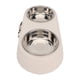 thumbnail image 4 of Set Doble de Cuencos de Comida y Agua para Gato de Acero inoxidable Con Soporte antideslizante, Almohadillas de Silicona Sin Derrames, Para Perros y Gatos Pequeños Medios,, 4 of 7
