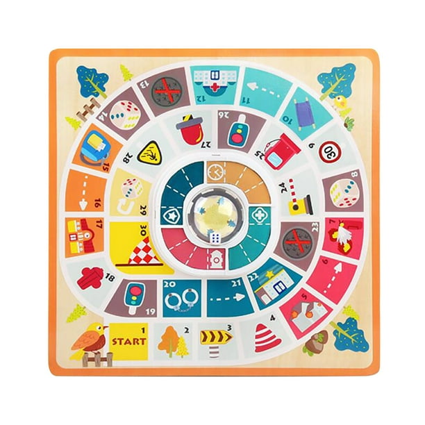 Partheme Novelty Toys 3 Counts Wooden Board Games for Kids 2-in-1 Flying Family Game Toddler Educational as show