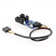 thumbnail image 1 of Tarjeta adaptadora divisora de línea de 9 pines USB2.0 de 1 a 2 puertos con asiento macho de 4 puertos y conector hembra de 9 pines de 1 a 2, 1 of 6