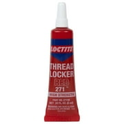 (2 pack) Loctite Threadlocker Red 271 Adhesive Permanent, Pack of 1, Red 0.2 fl oz Tube