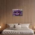 thumbnail image 3 of ZHONGYUTONG Lip Canvas Wall Art Purple Lips with Butterfly Pictures Painting Poster Artwork for Home Decor Framed (20.00" x 30.00"), 3 of 5