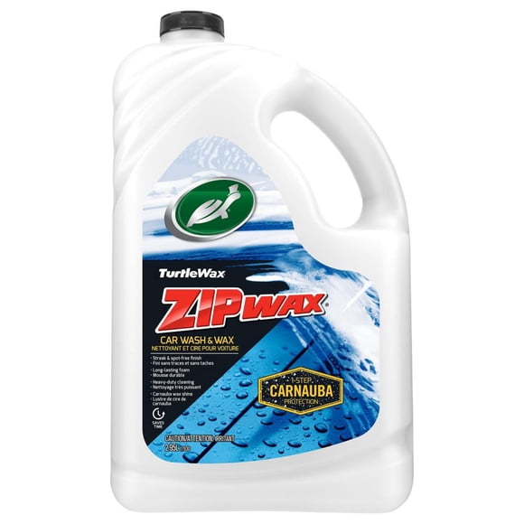 Turtle Wax Zip Wax Lavage et cire de voiture 2,95L