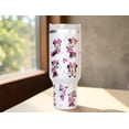 thumbnail image 3 of Minnie Mouse 40oz Insulated Stainless Steel Tumbler Travel Mug, Purple, 3 of 7