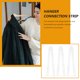 thumbnail image 5 of 10 tiras de conexión de plástico transparente para perchas de ropa, extensores ahorradores de espacio para armarios., 5 of 8